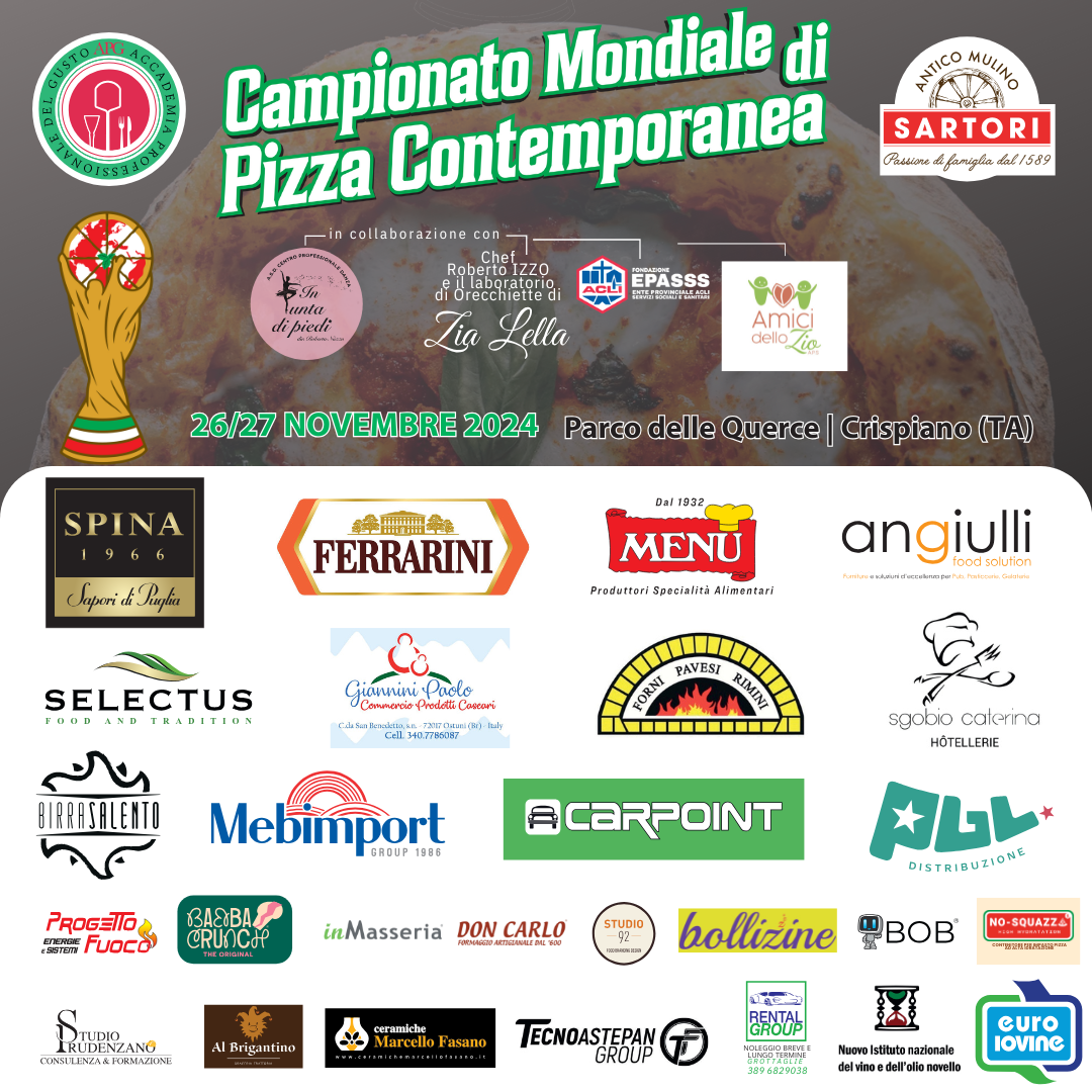 SostenitoriMondialePizzaContemporanea Sponsor del Mondiale di Pizza Contemporanea